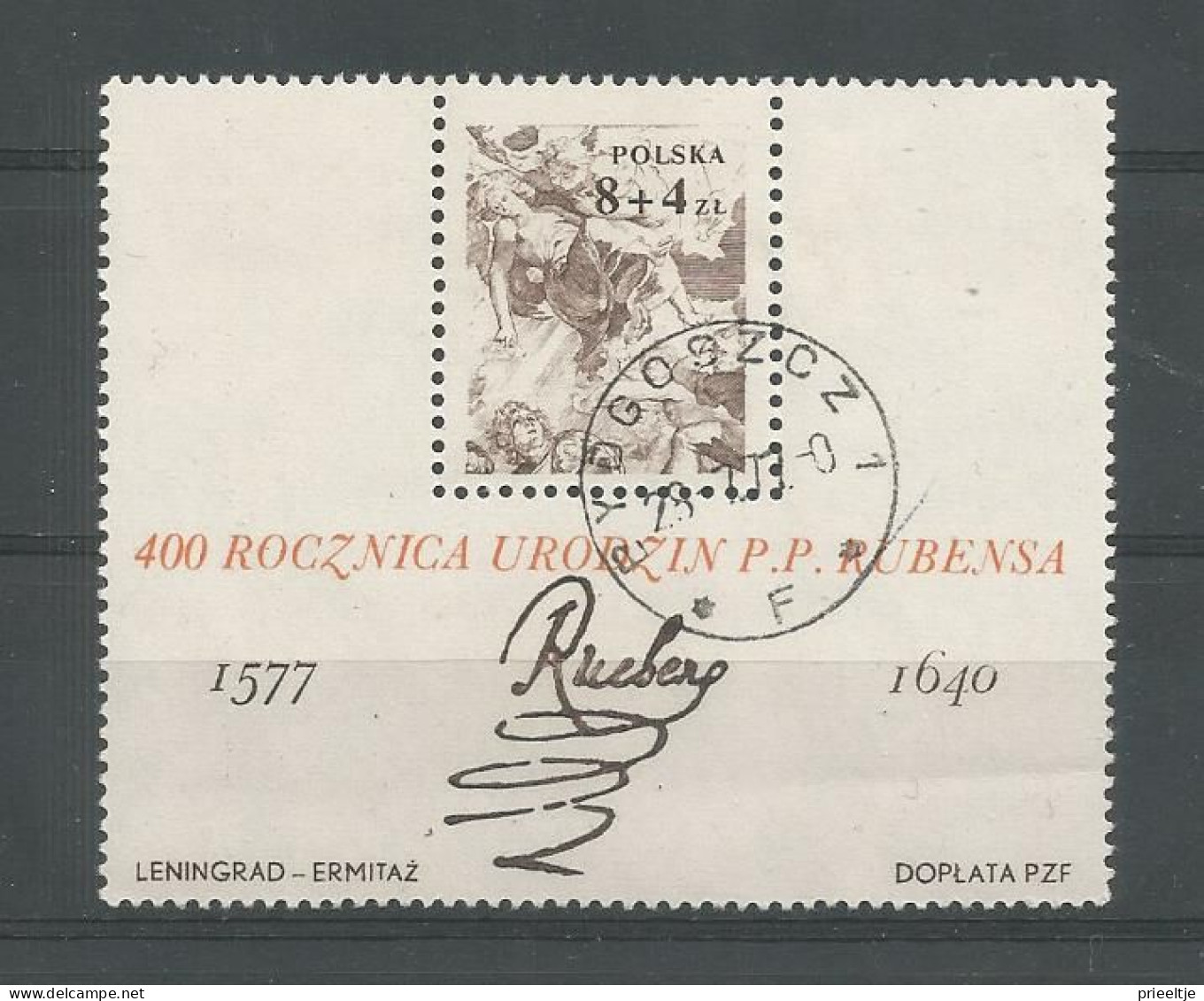 Poland 1977 P.P. Rubens S/S Y.T. BF 73 (0) - Blocs & Feuillets