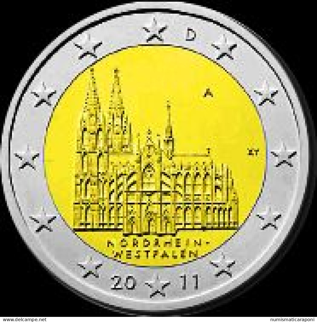 2 € GERMANIA 2011 DUOMO DI COLONIA Fdc In Box - Duitsland