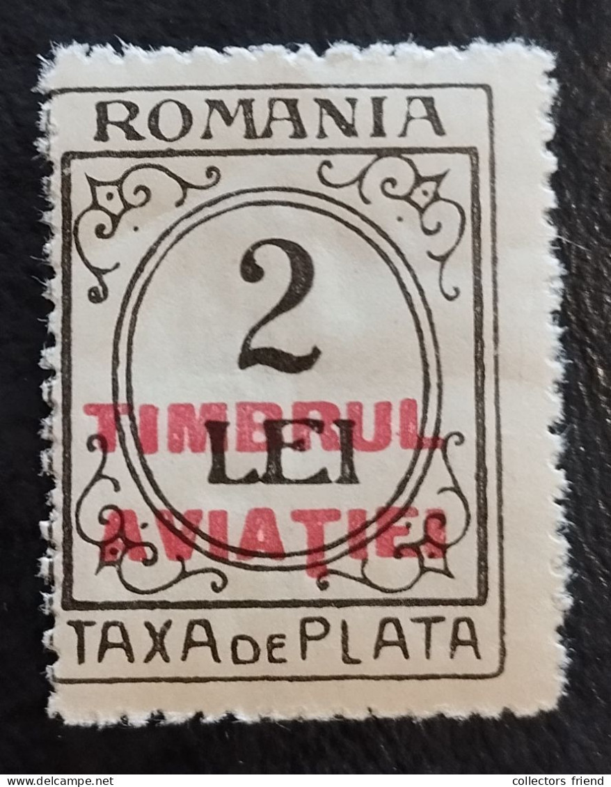 Romania Romana Rumänien - Aviation Stamps, Airmail, OVERPRINT ``TIMBRUL AVIATIEI`` - MNH ** - Fiscale Zegels