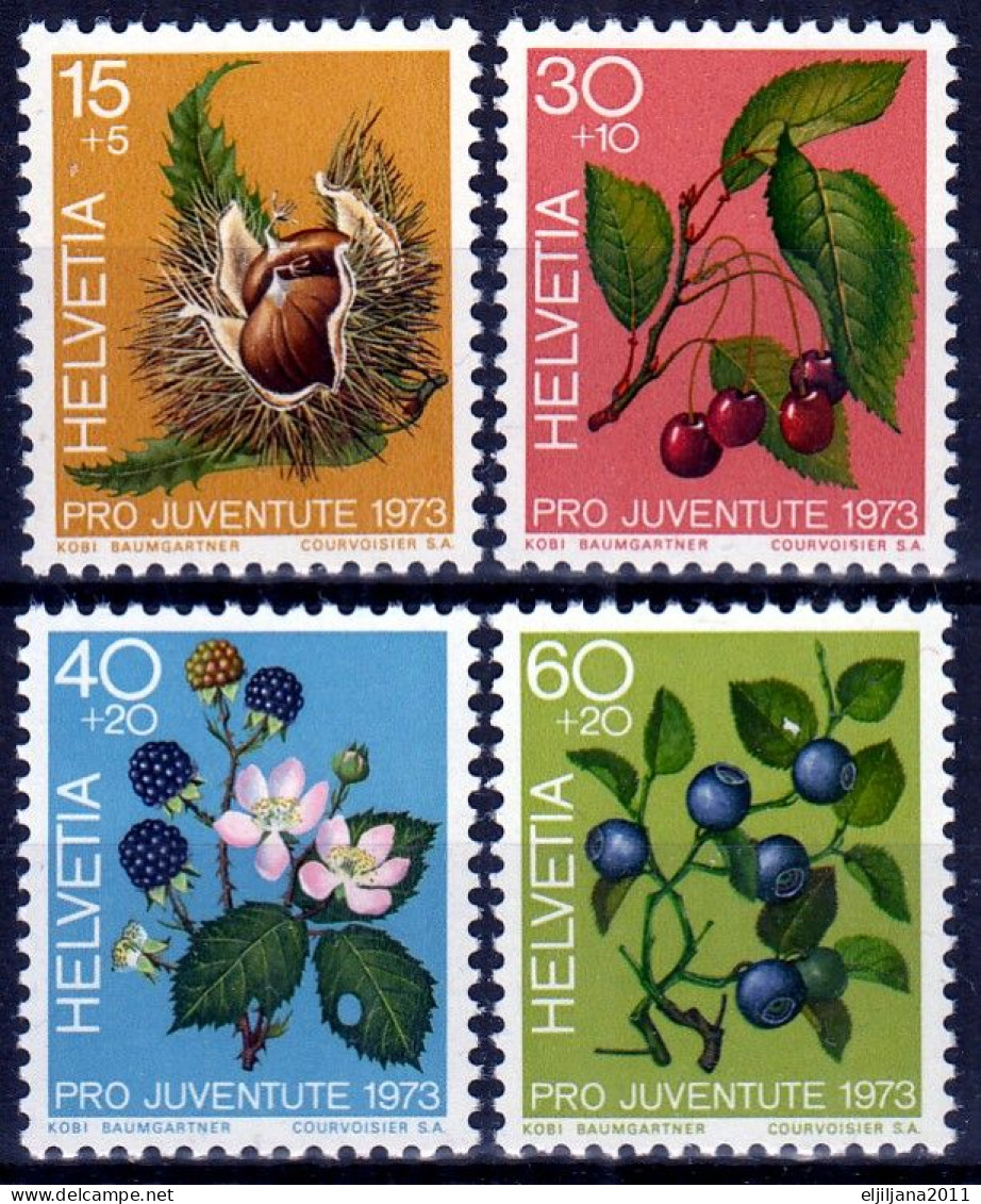 Switzerland / Helvetia / Schweiz / Suisse 1973 ⁕ Pro Juventute Mi.1013-1016 ⁕ 4v MNH - Unused Stamps