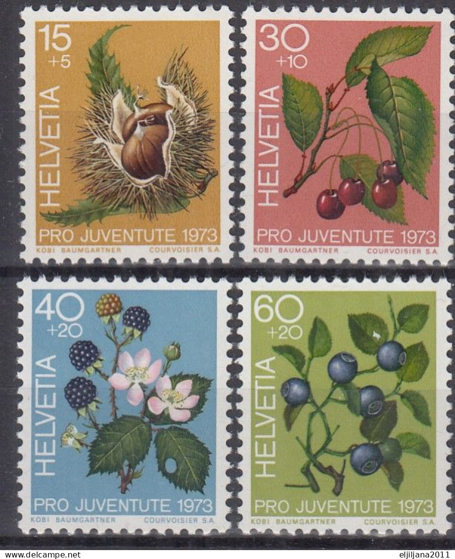 Switzerland / Helvetia / Schweiz / Suisse 1973 ⁕ Pro Juventute Mi.1013-1016 ⁕ 4v MNH - Unused Stamps