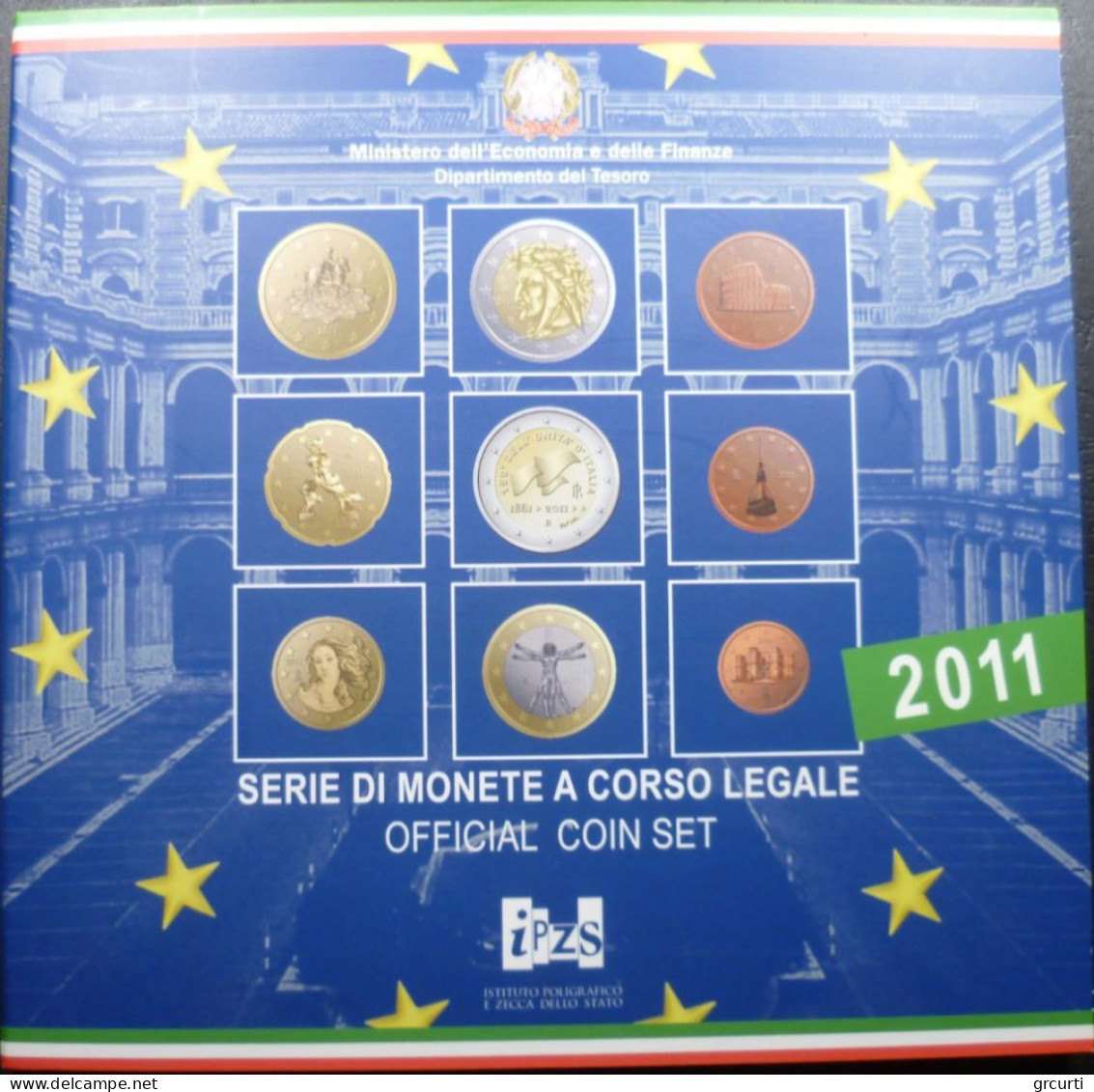 Italia - 2011 - Serie Divisionale - Con 2€ Commemorativa Unità D'Italia - Italie