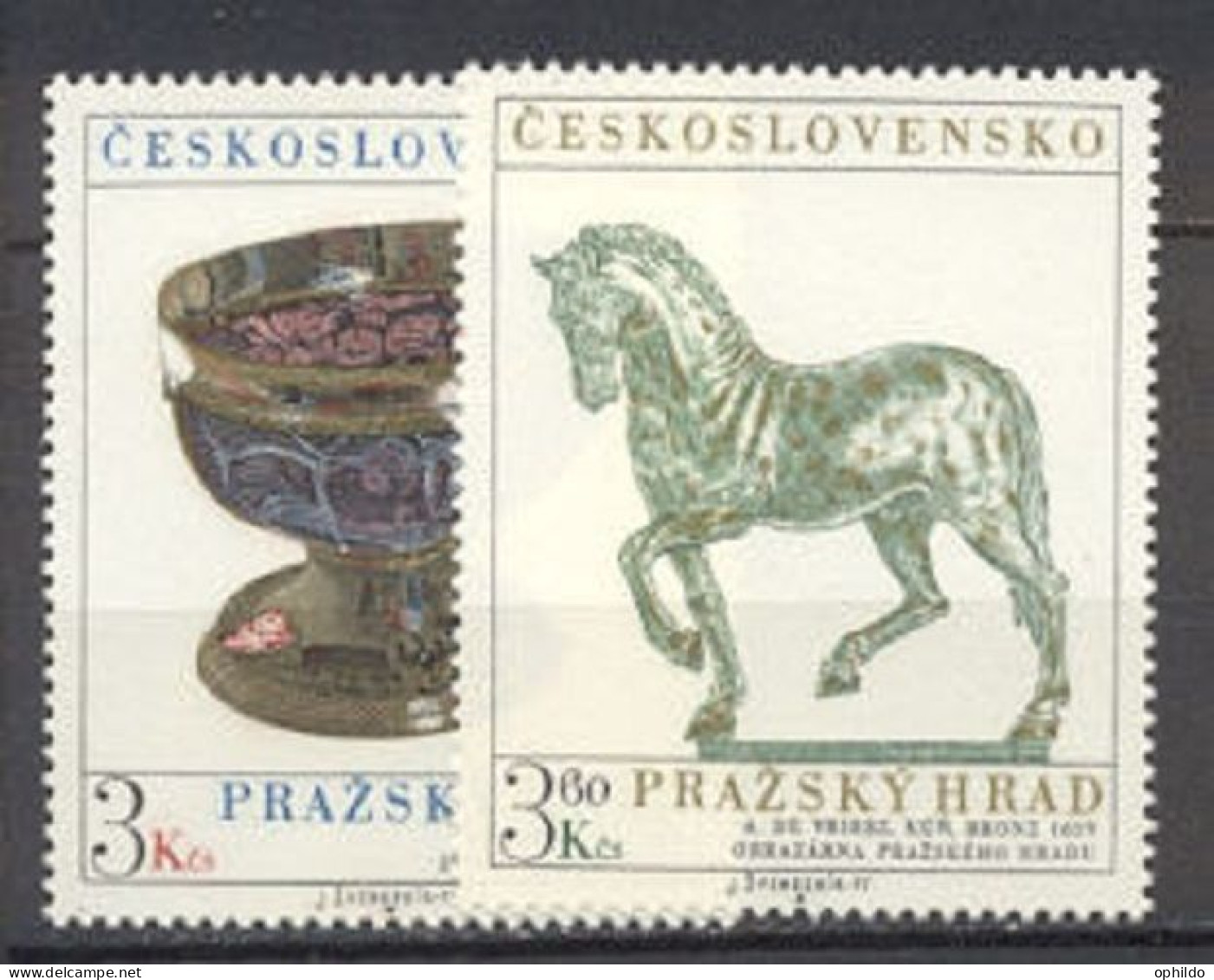 Tchéco  Yvert   2211/2212   * *  TB   - Unused Stamps