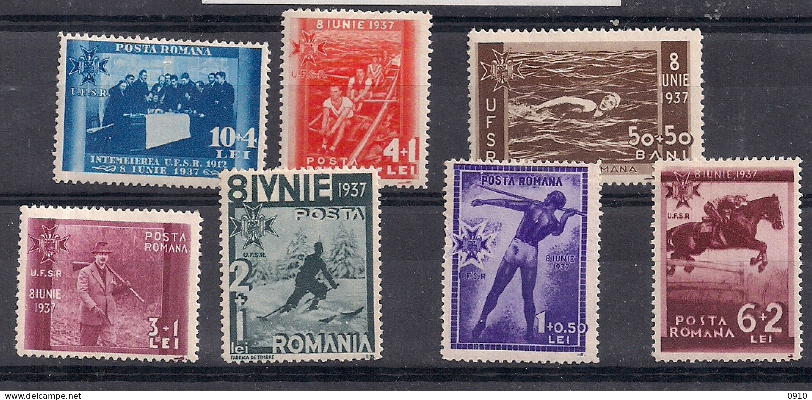 UNIE 1937 YT 516/521 -SPORT X - Unused Stamps