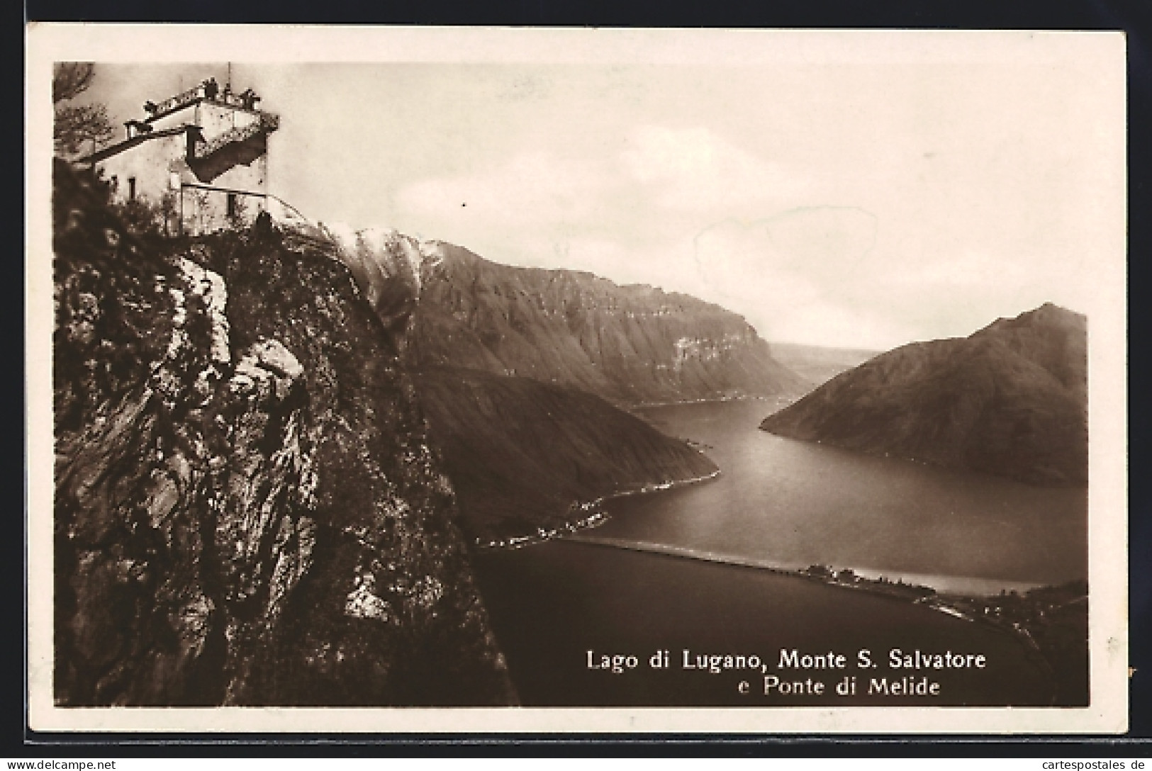 AK Lugano, Lago Di Lugano, Monte S. Salvatore E Ponte Di Melide  - Melide