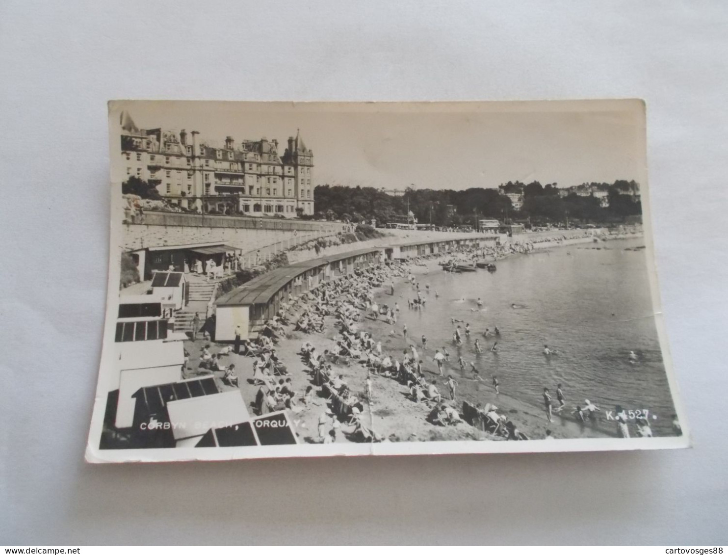 CORBYN BEACH  TORQUAY ( ENGLAND ANGLETERRE ) BELLE VUE TRES ANIMEES 1955 - Torquay