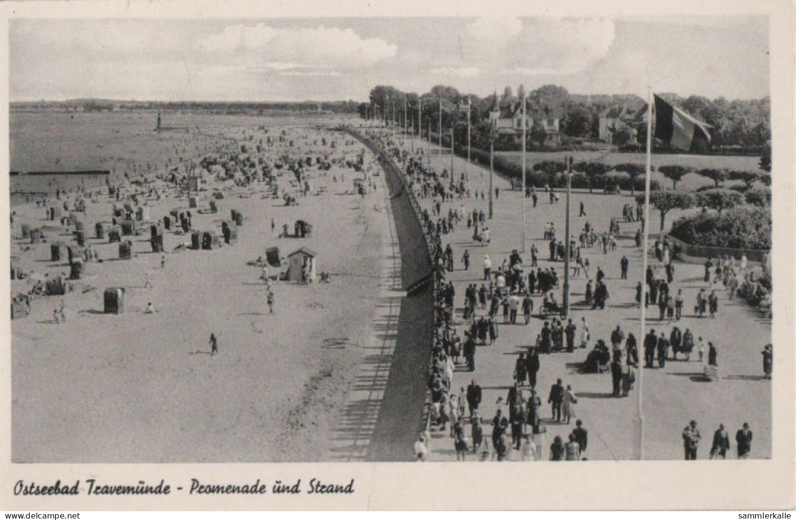 73365 - Lübeck-Travemünde - Promenade Und Strand - 1959 - Luebeck-Travemuende