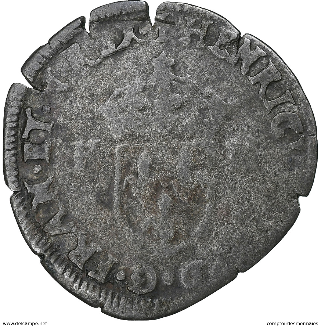 France, Henri IV, Douzain Aux Deux H, 1594, Billon, TB, Gadoury:552 - 1589-1610 Henry IV The Great