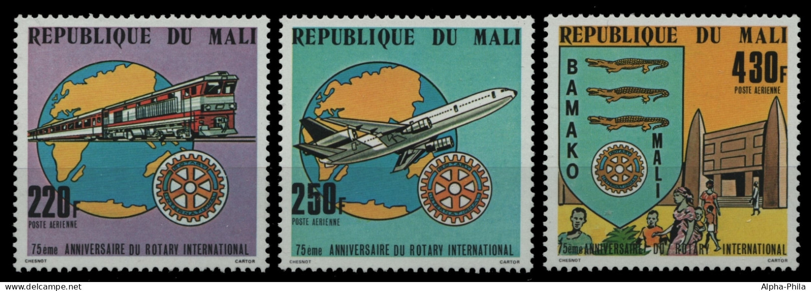 Mali 1980 - Mi-Nr. 741-743 ** - MNH - Rotary - Mali (1959-...)