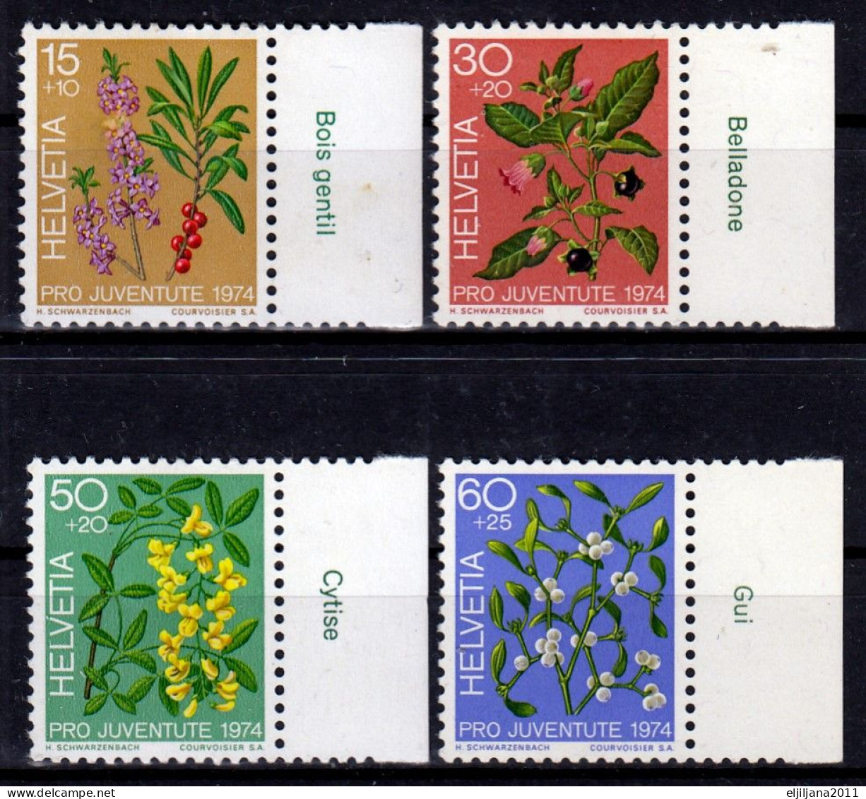 Switzerland / Helvetia / Schweiz / Suisse 1974 ⁕ Pro Juventute Mi.1042-1045 ⁕ 4v MNH - Ungebraucht