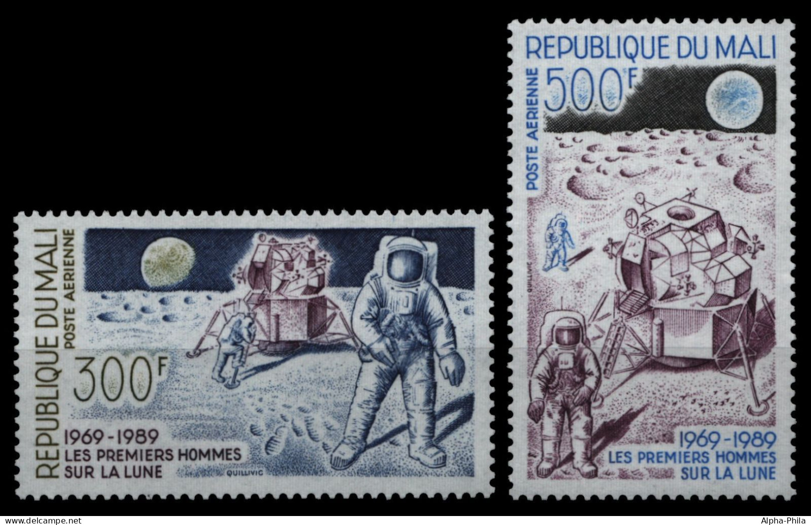 Mali 1989 - Mi-Nr. 1117-1118 ** - MNH - Raumfahrt / Space - Malí (1959-...)