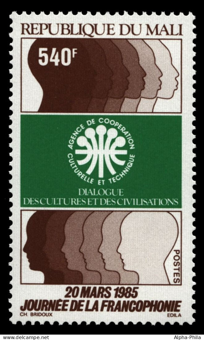 Mali 1985 - Mi-Nr. 1045 ** - MNH - Zusammenarbeit Frankophoner Länder - Malí (1959-...)