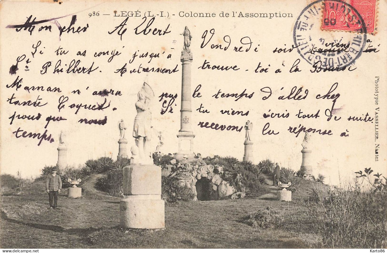 Legé * La Colonne De L'assomption - Legé