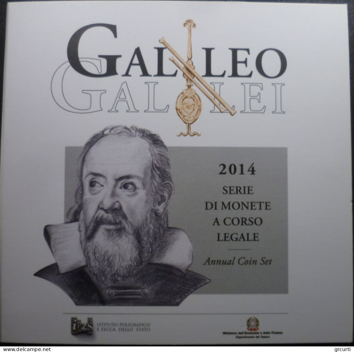 Italia - 2014 - Serie Divisionale - Con 2€ Commemorativa Galileo Galilei - Italia