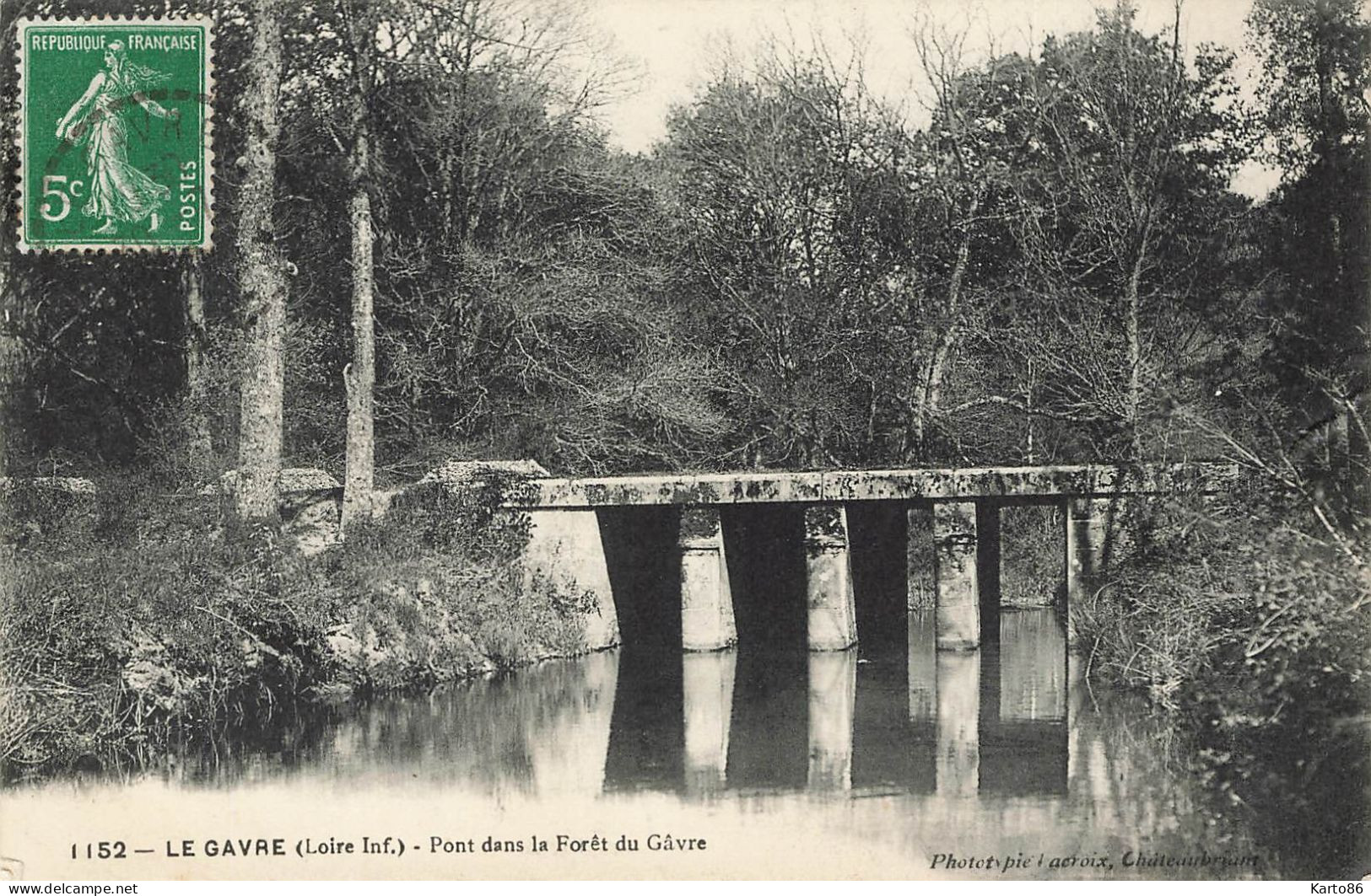 Le Gavre * Le Pont Dans La Forêt Du Gâvre - Le Gavre