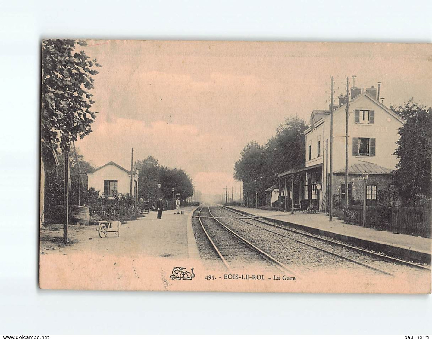 BOIS LE ROI : La Gare - état - Bois Le Roi