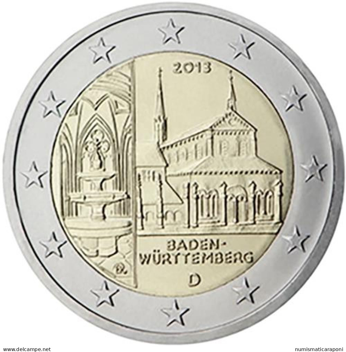 2 Euro Germania 2013 G Monastero Di Maulbronn  Baden Württemberg Fdc In Box - Allemagne