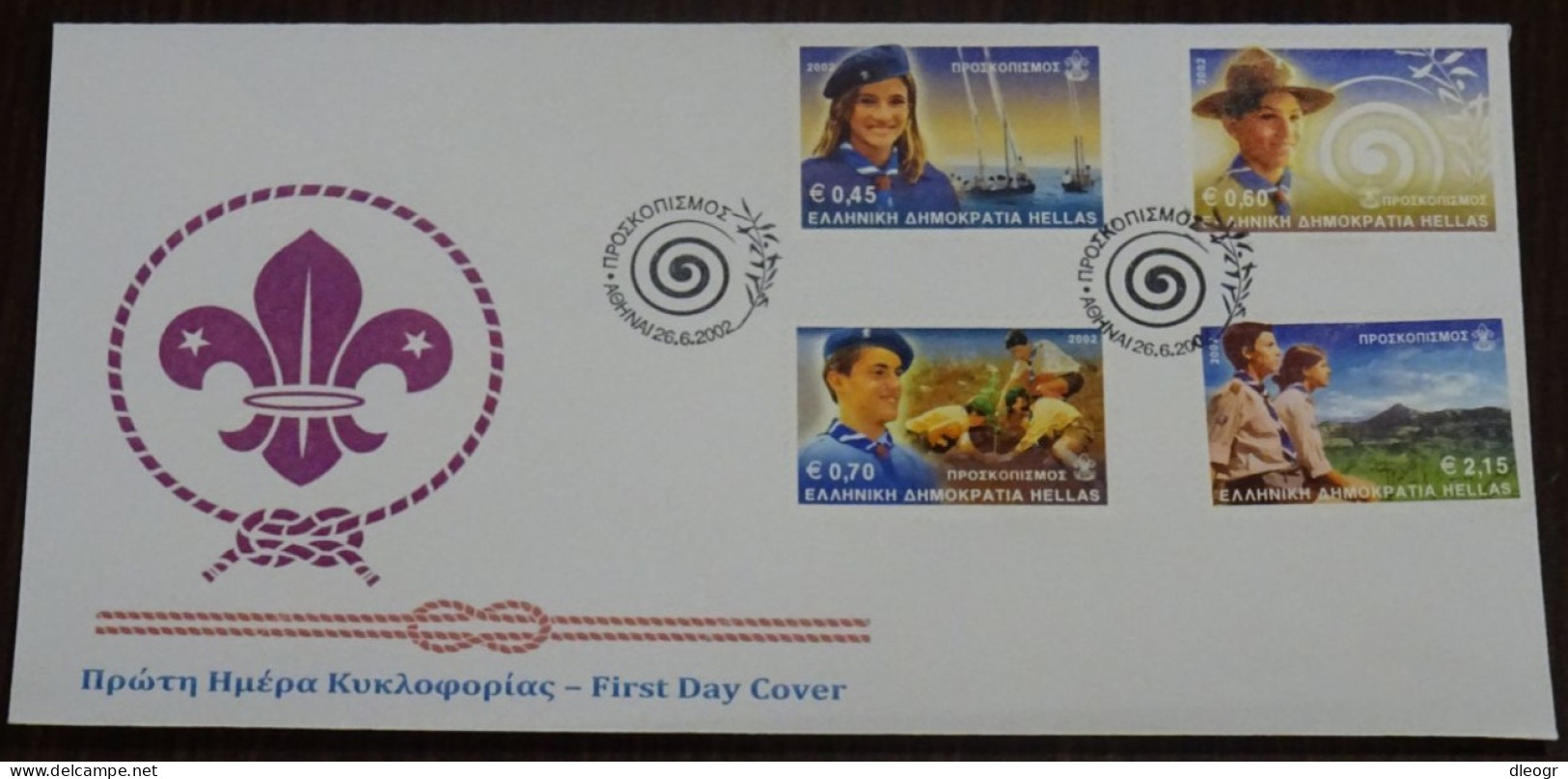 Greece 2002 Scouting Unofficial FDC - FDC