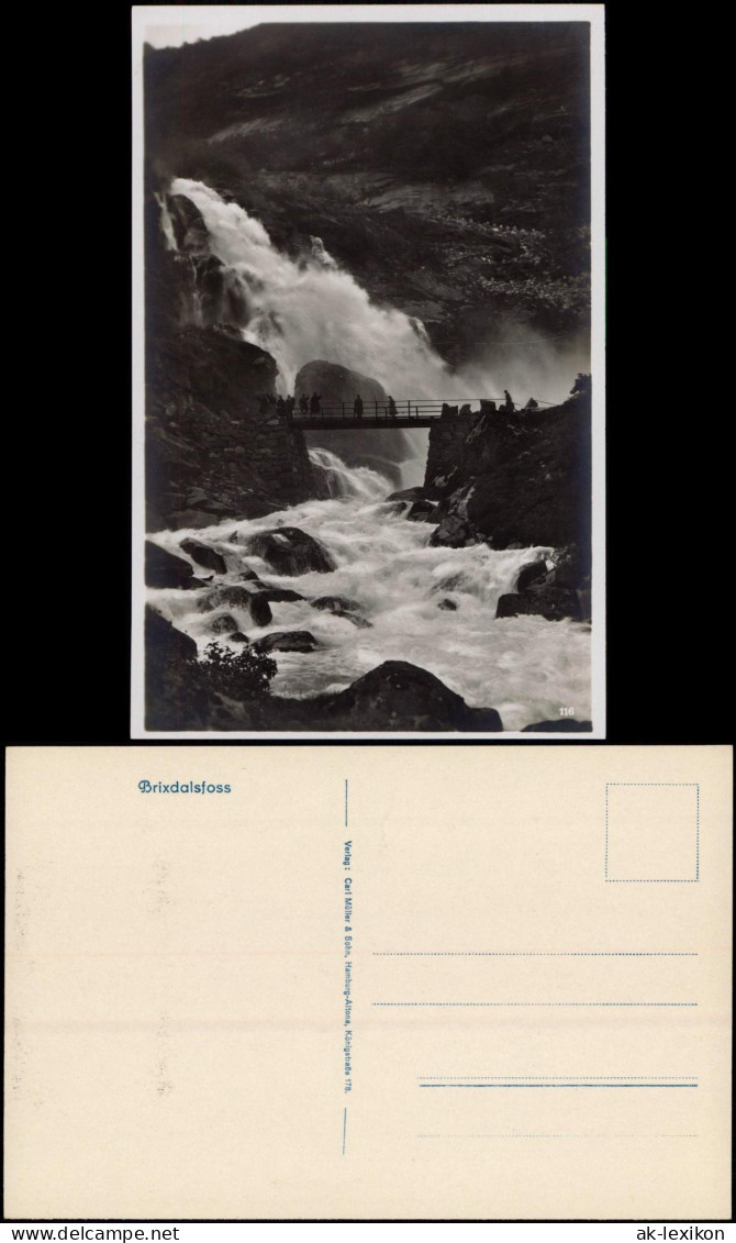 Brixdalsfoss- Brixdalsfoss Wasserfall River Falls Waterfalls Norway 1930 - Unclassified