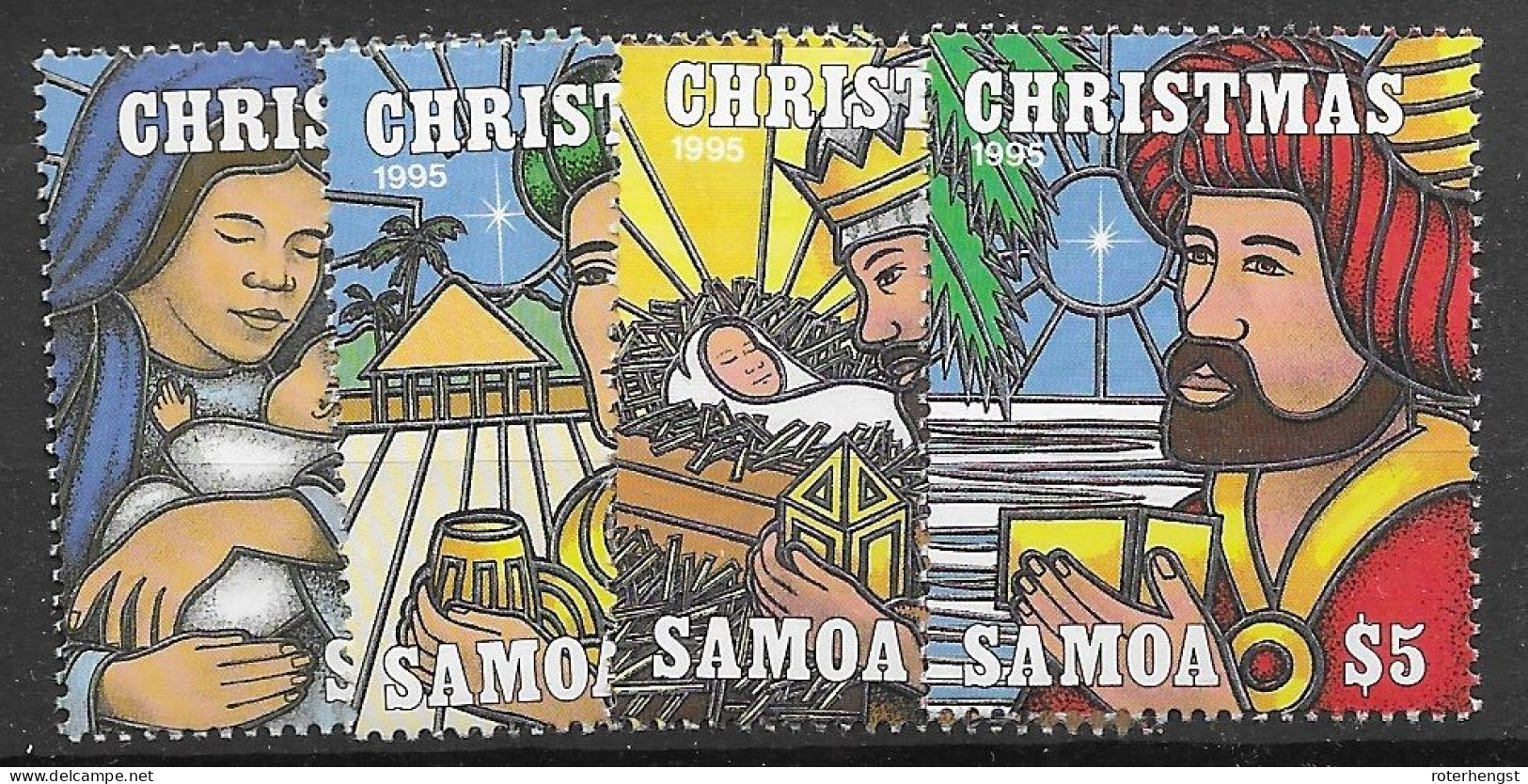 Samoa Set Mnh ** 1995 7,5 Euros - Samoa