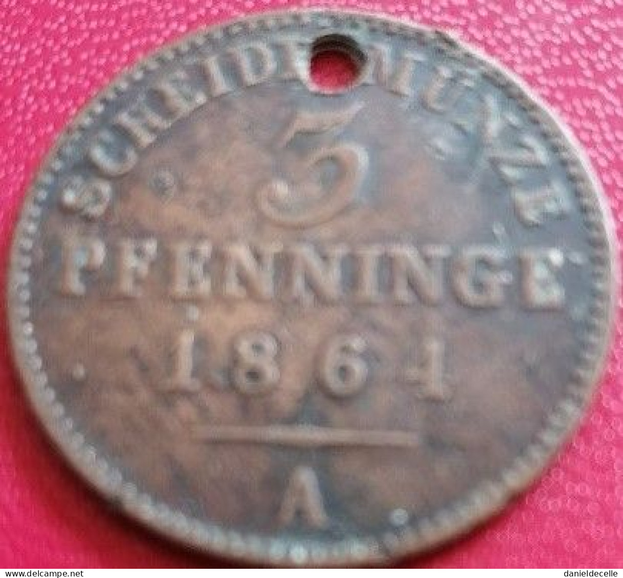 3 Pfennig Allemagne Prusse 1864 A (Berlin) - Small Coins & Other Subdivisions