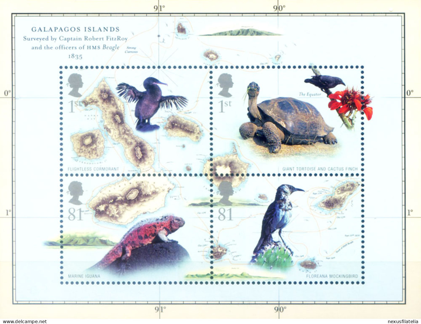 Charles Darwin 2009. - Blocks & Miniature Sheets