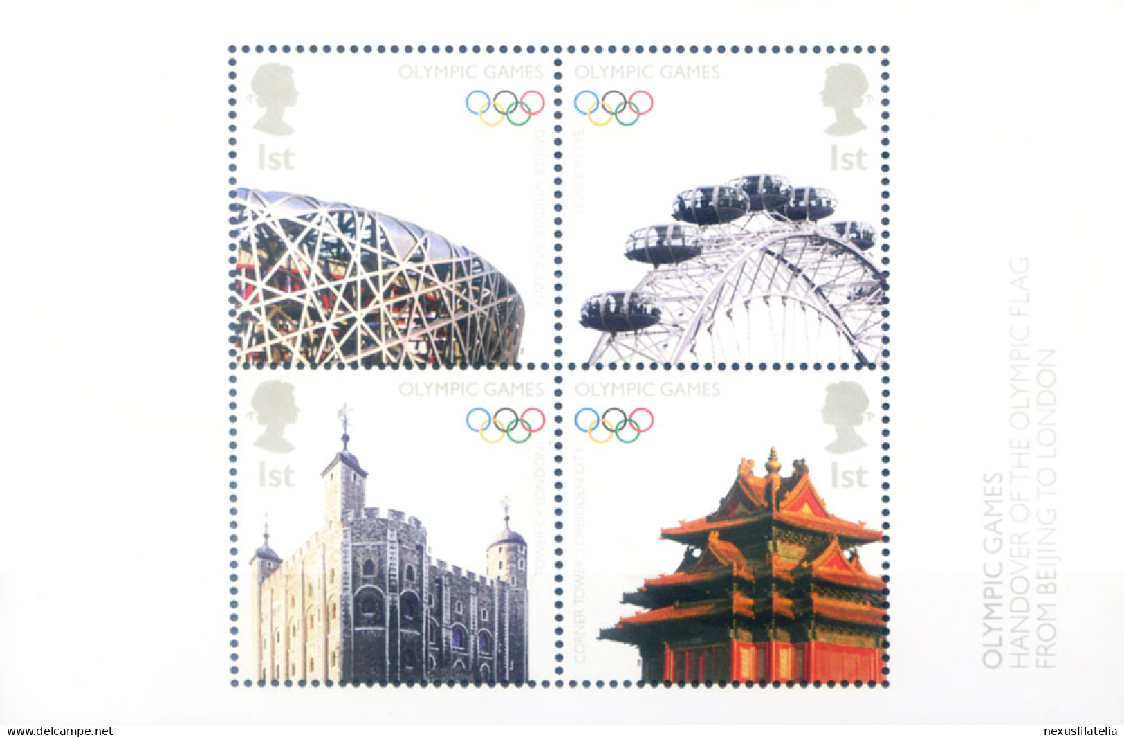 Sport. Olimpiadi. Da Pechino A Londra 2008. - Blocks & Miniature Sheets
