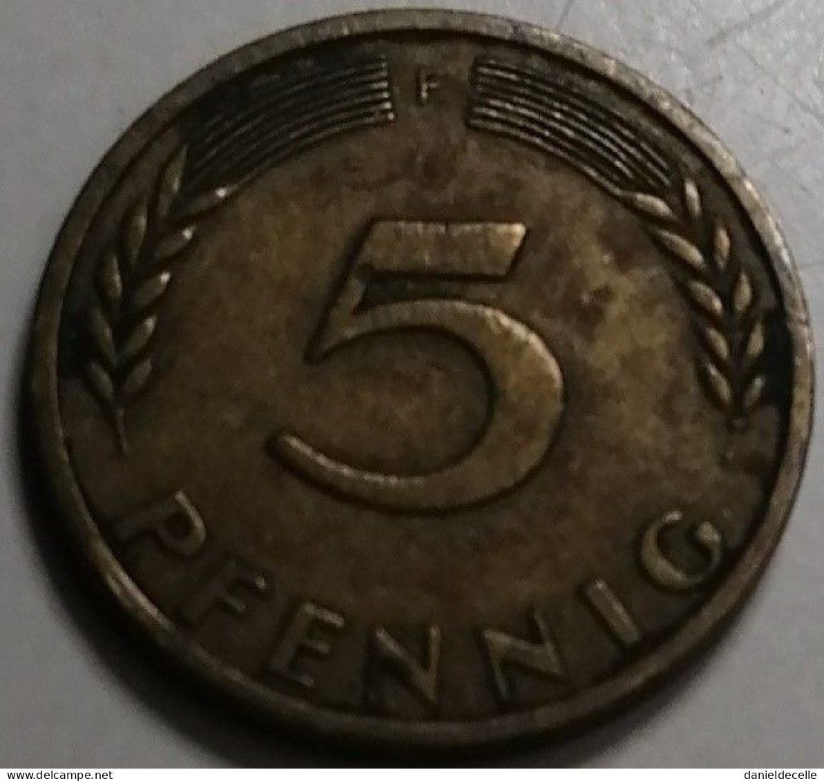 5 Pfennig RFA 1949 F (Stuttgart) - 1 Pfennig