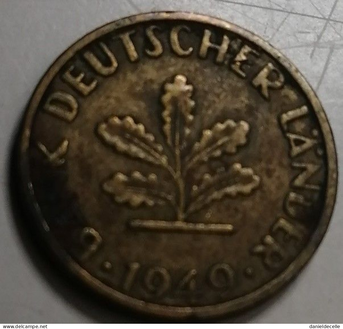 5 Pfennig RFA 1949 F (Stuttgart) - 1 Pfennig