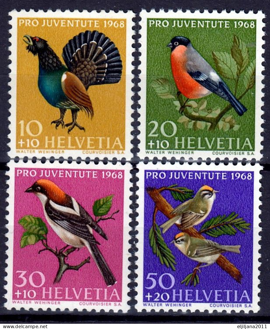 Switzerland / Helvetia / Schweiz / Suisse 1968 ⁕ Pro Juventute Mi.891-894 ⁕ 4v MNH - Nuevos