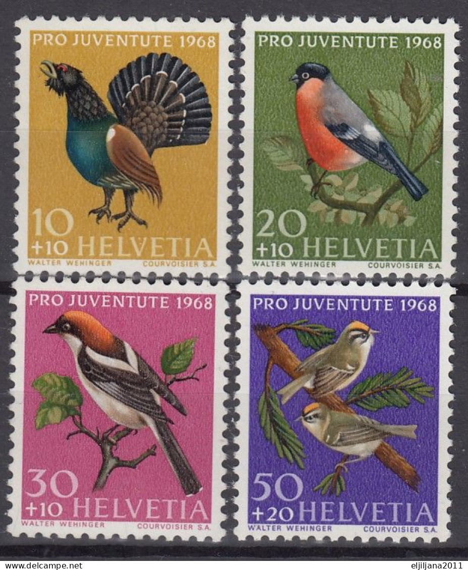 Switzerland / Helvetia / Schweiz / Suisse 1968 ⁕ Pro Juventute Mi.891-894 ⁕ 4v MNH - Unused Stamps
