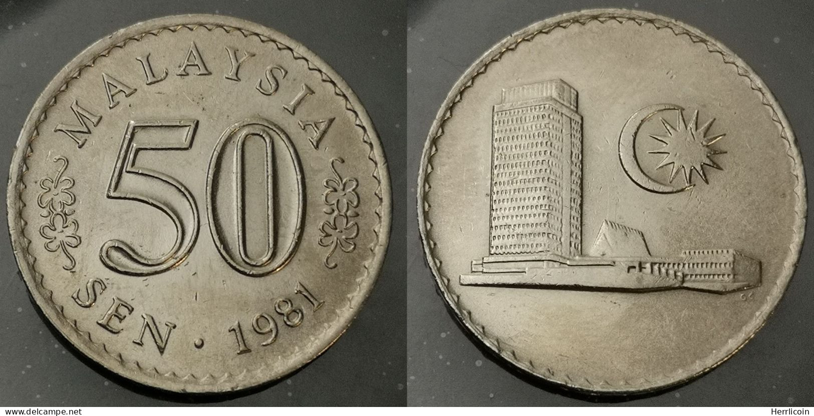 Monnaie Malaisie - 1981 - 50 Sen - Malesia