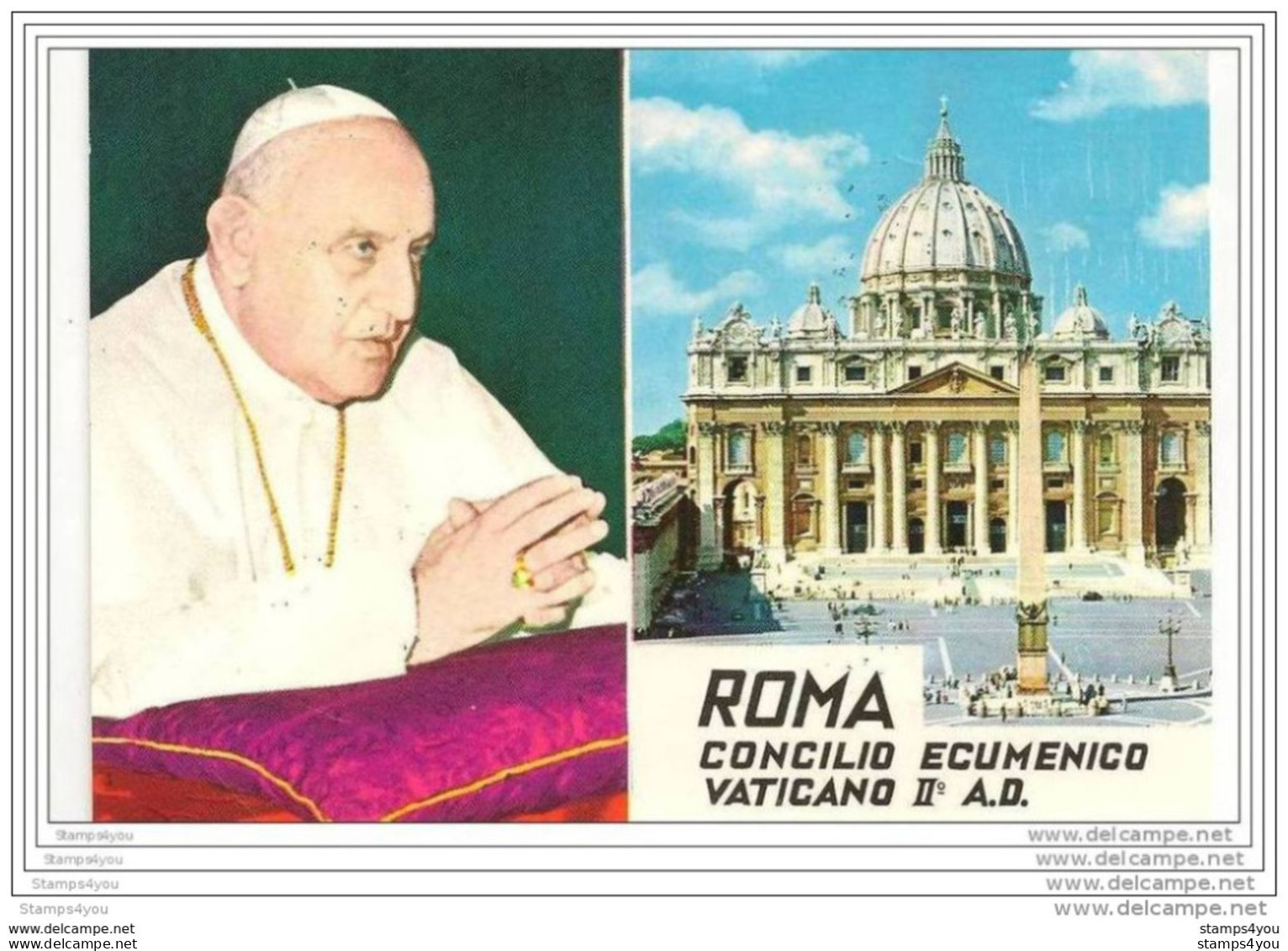 217 - 12 - Carte Du Vatican 1963 - Lettres & Documents