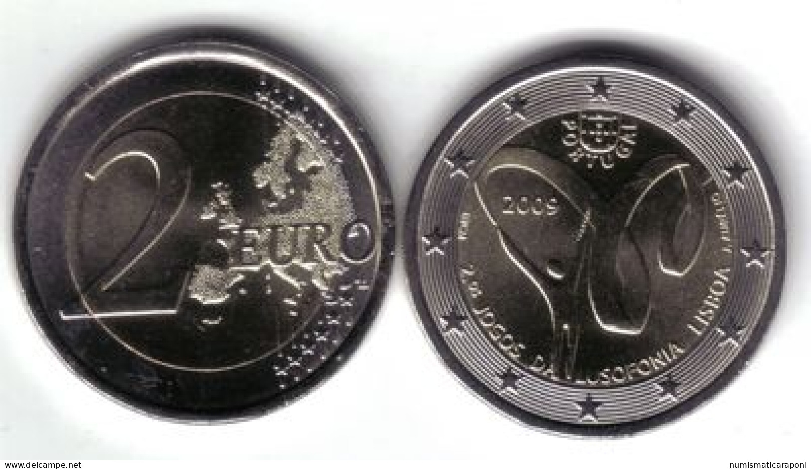 2 € PORTOGALLO 2009 LUSOFONIA Fdc In Box - Portugal