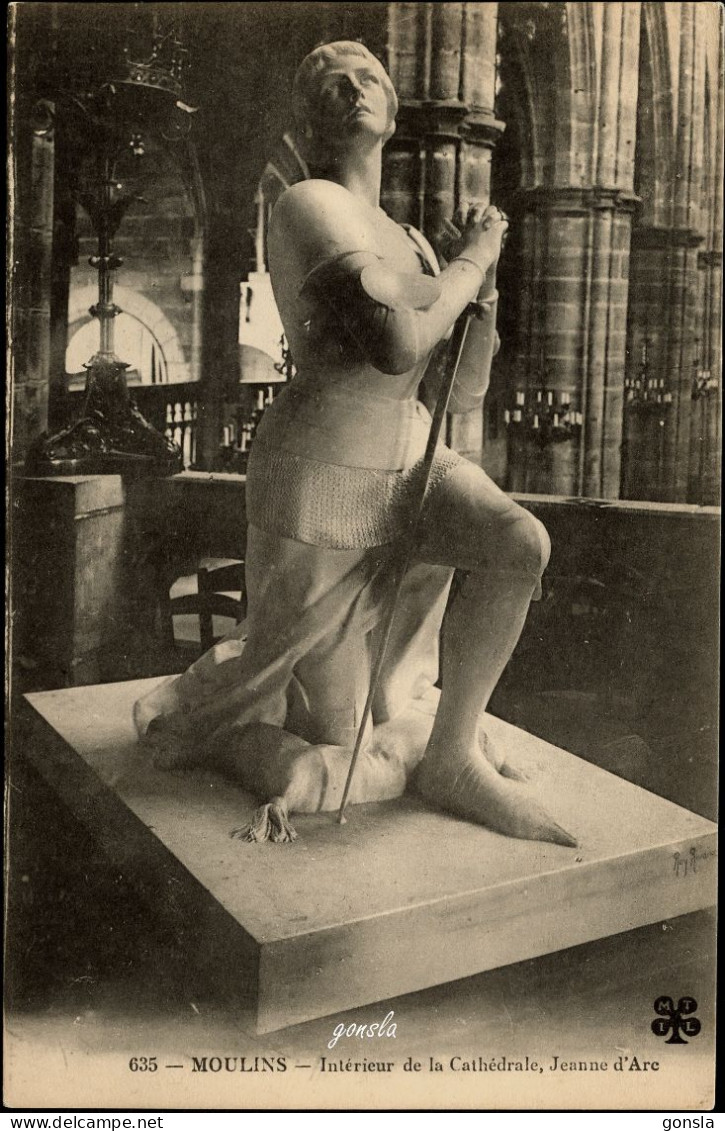 MOULINS 1910 "Jeanne D’Arc" - Skulpturen