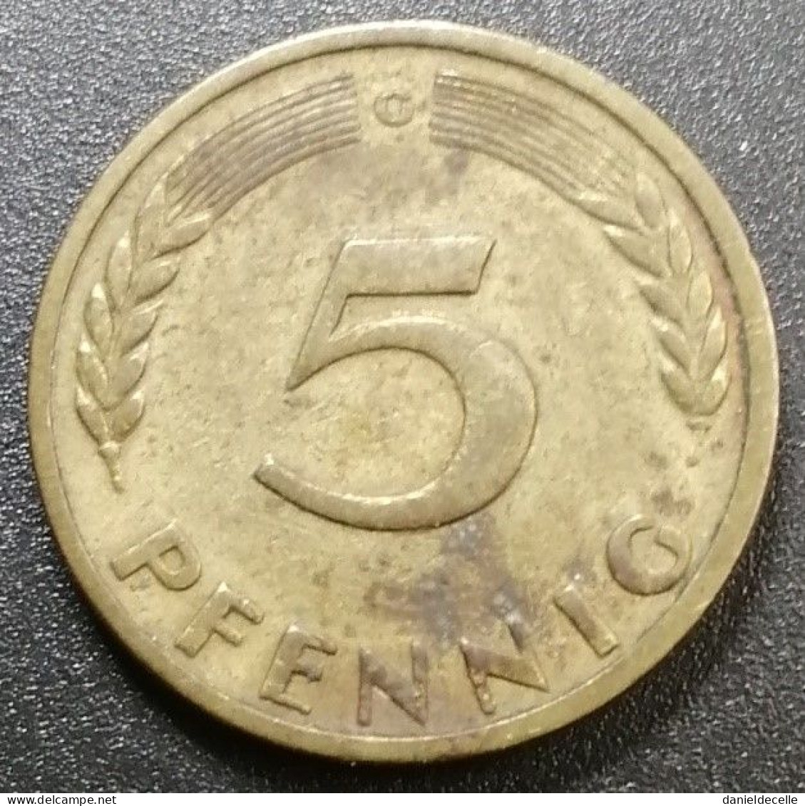 5 Pfennig RFA 1949 G (Karlsruhe) - 1 Pfennig