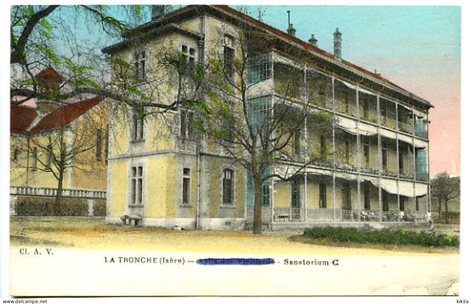 CPA 9 X 14 Isère LA TRONCHE  Asile Des Vieillards (rayé) - Sanatorium C - La Tronche