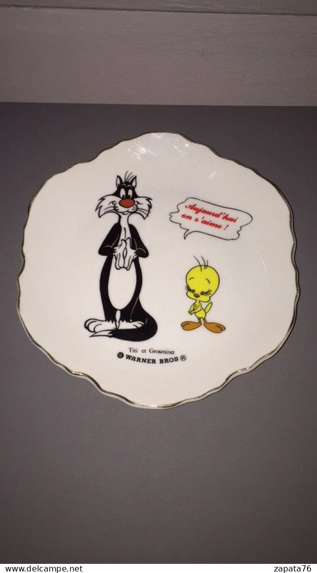 Assiette Titi Et Grosminet, Warner Bros - Plates