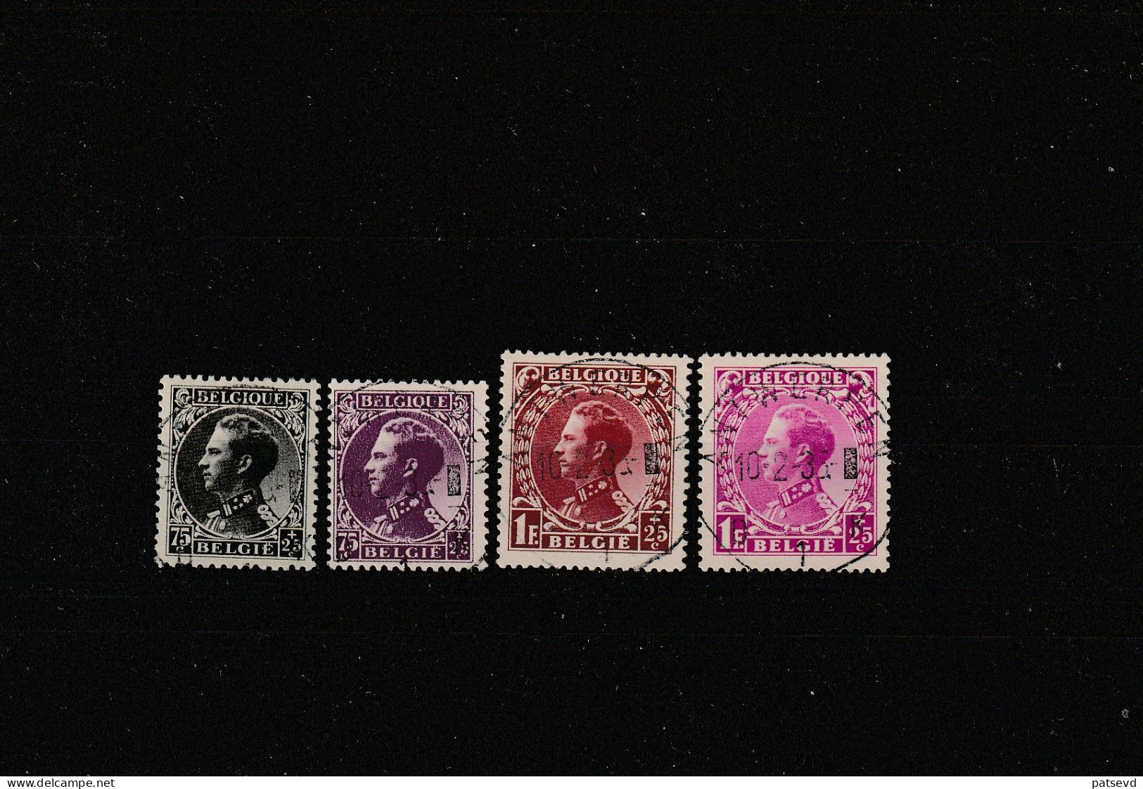 390/393 Roi Léopold 3 Oblit/gestp Centrale - Used Stamps