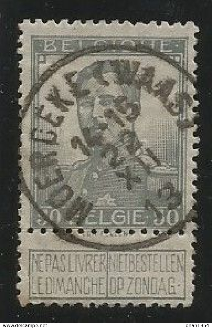 N°115, Afst. MOERBEKE (WAAS) 22/12/1913 - 1912 Pellens