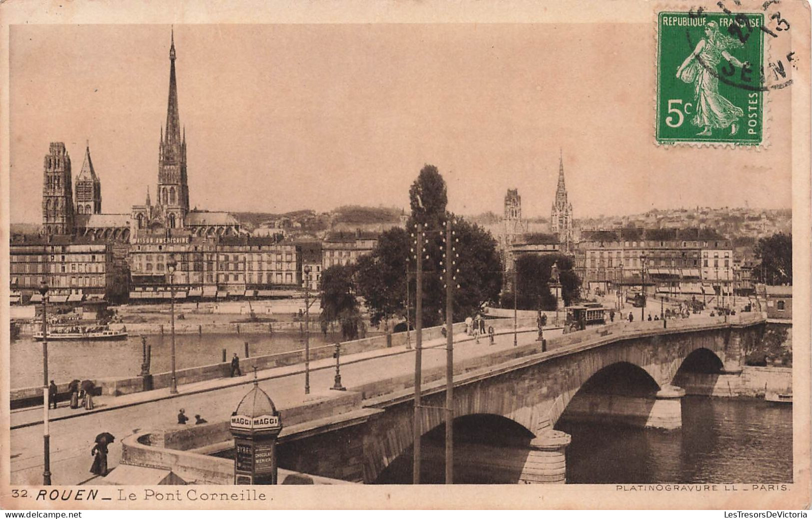 FRANCE - Rouen - Le Pont Corneille - Carte Postale Ancienne - Rouen