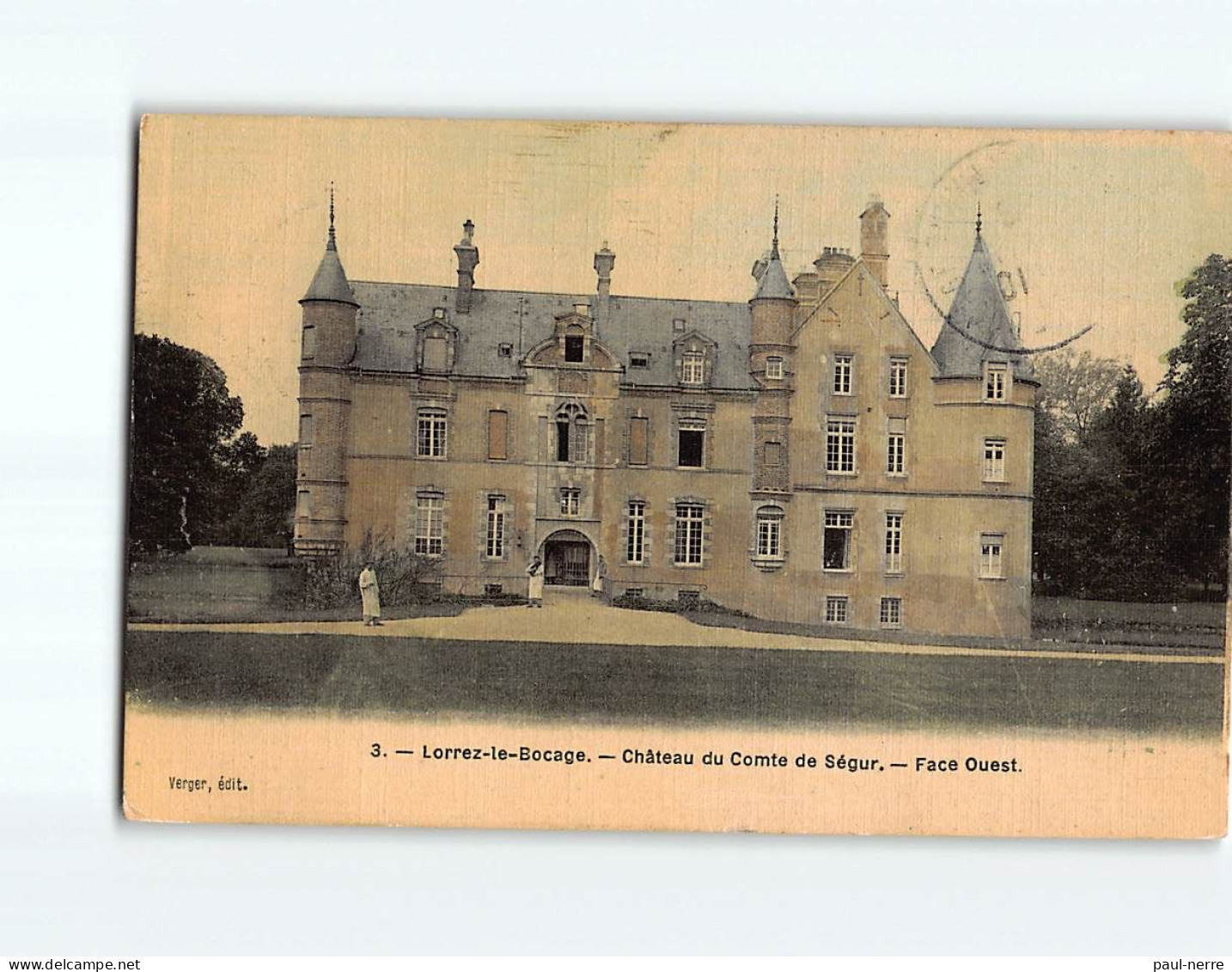 LORREZ LE BOCAGE : Château Du Comte De Ségur - état - Lorrez Le Bocage Preaux