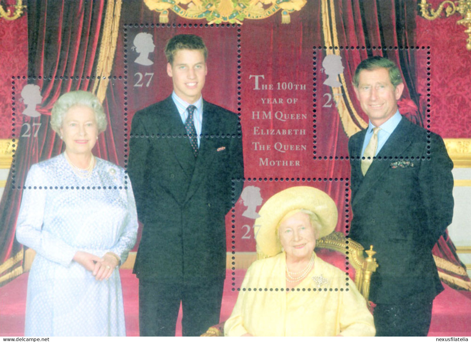 Famiglia Reale 2000. - Blocs-feuillets