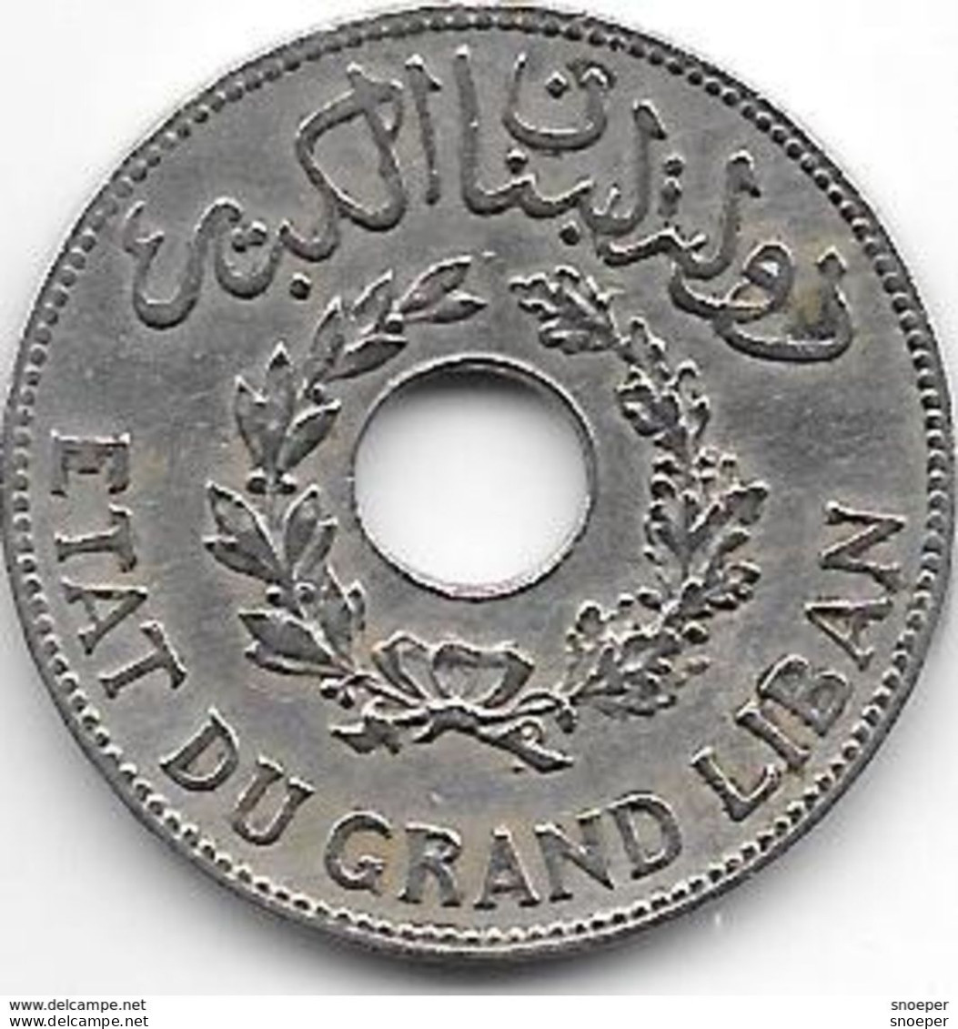 *lebanon  1 Piastres 1936   Km3   Vf+ - Lebanon