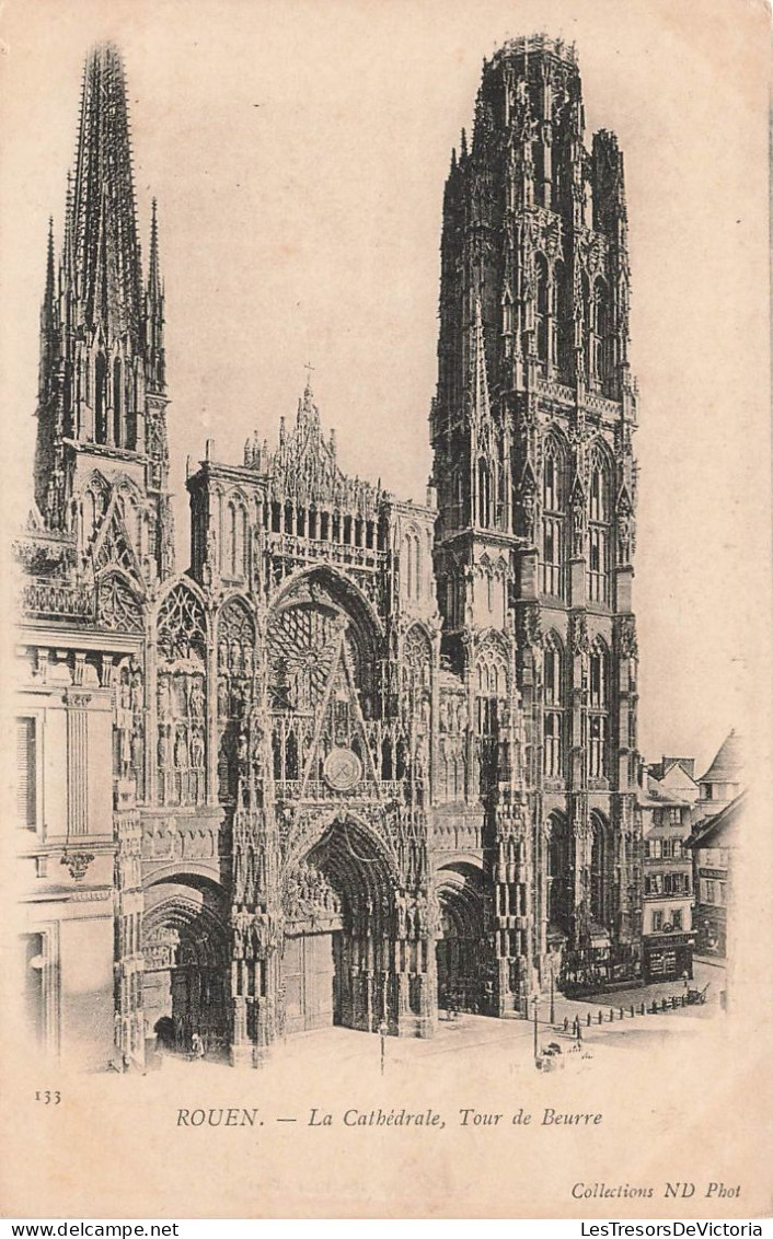 FRANCE - Rouen - La Cathédrale - Tour De Beurre - Carte Postale Ancienne - Rouen