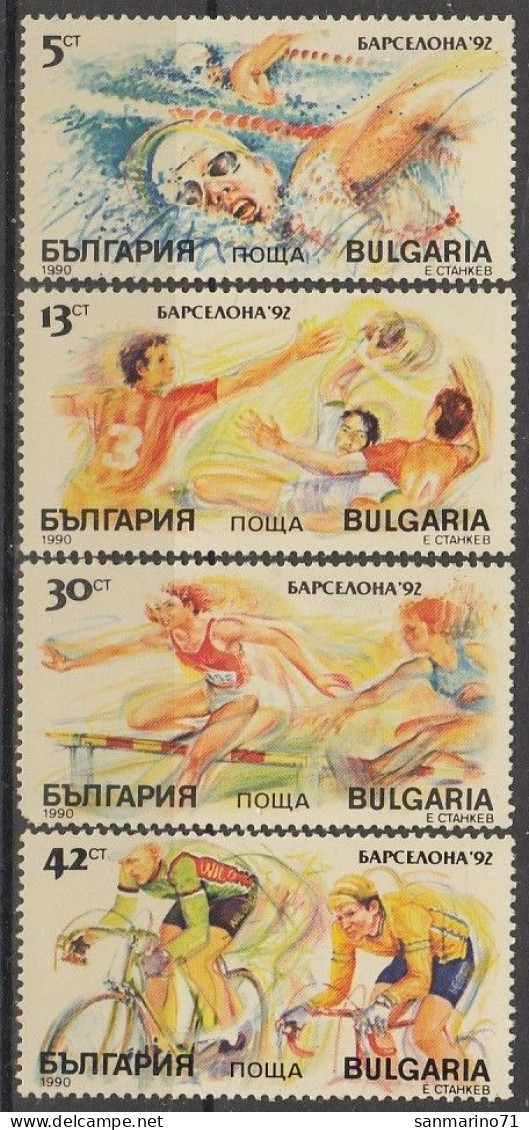 BULGARIA 3846-3849,unused (**) Minor Damage On Third Stamp - Unused Stamps