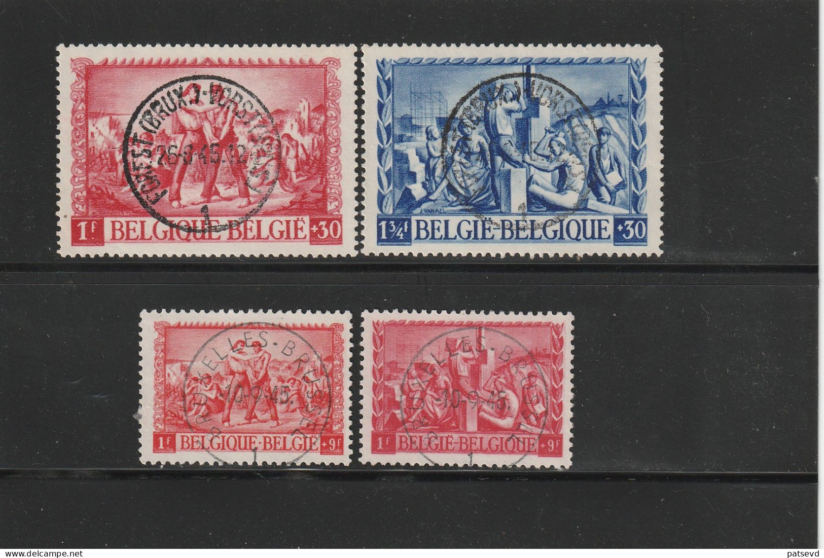 697/700 Au Profit Des Sinistrés / Voor Onze Geteisterden Oblit/gestp Centrale - Used Stamps