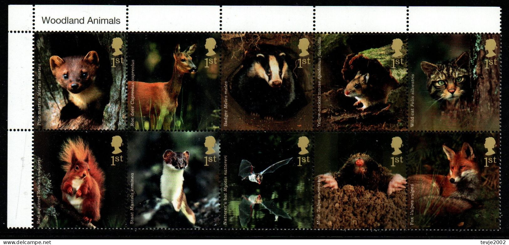 Großbritannien 2004 - Mi.Nr. 2236 - 2245 - Postfrisch MNH - Tiere Animals - Unused Stamps