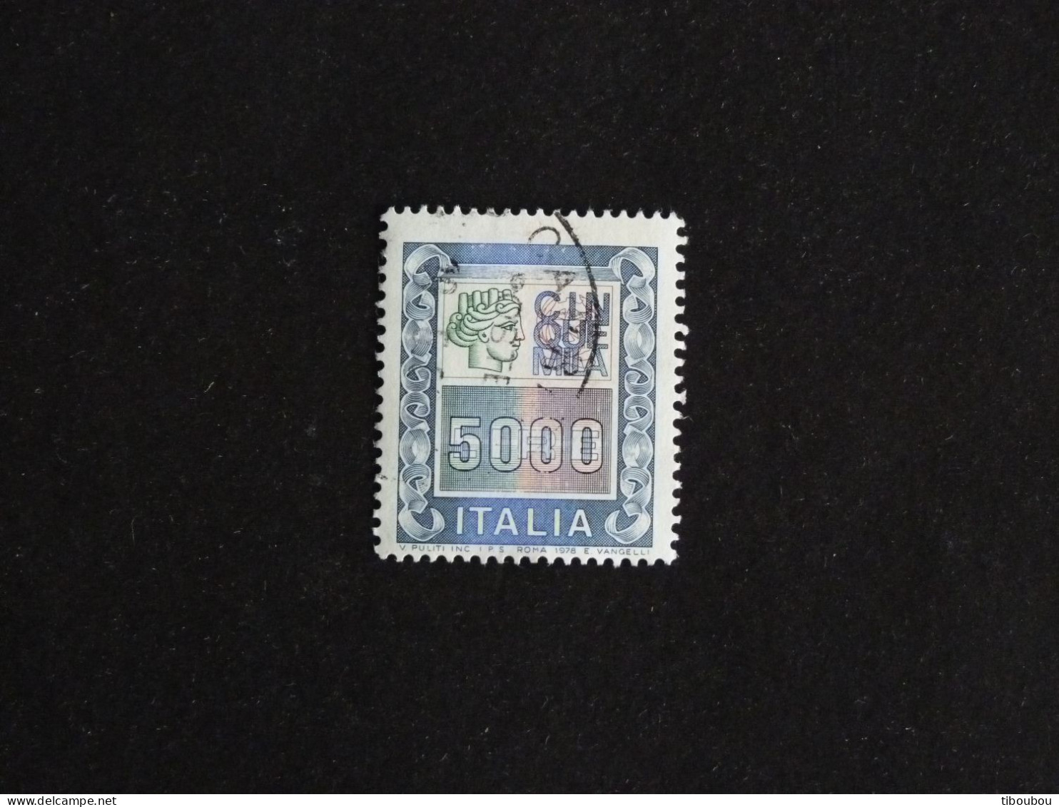 ITALIE ITALIA YT 1371 OBLITERE - SERIE COURANTE MONNAIE SYRACUSAINE - 1971-80: Oblitérés
