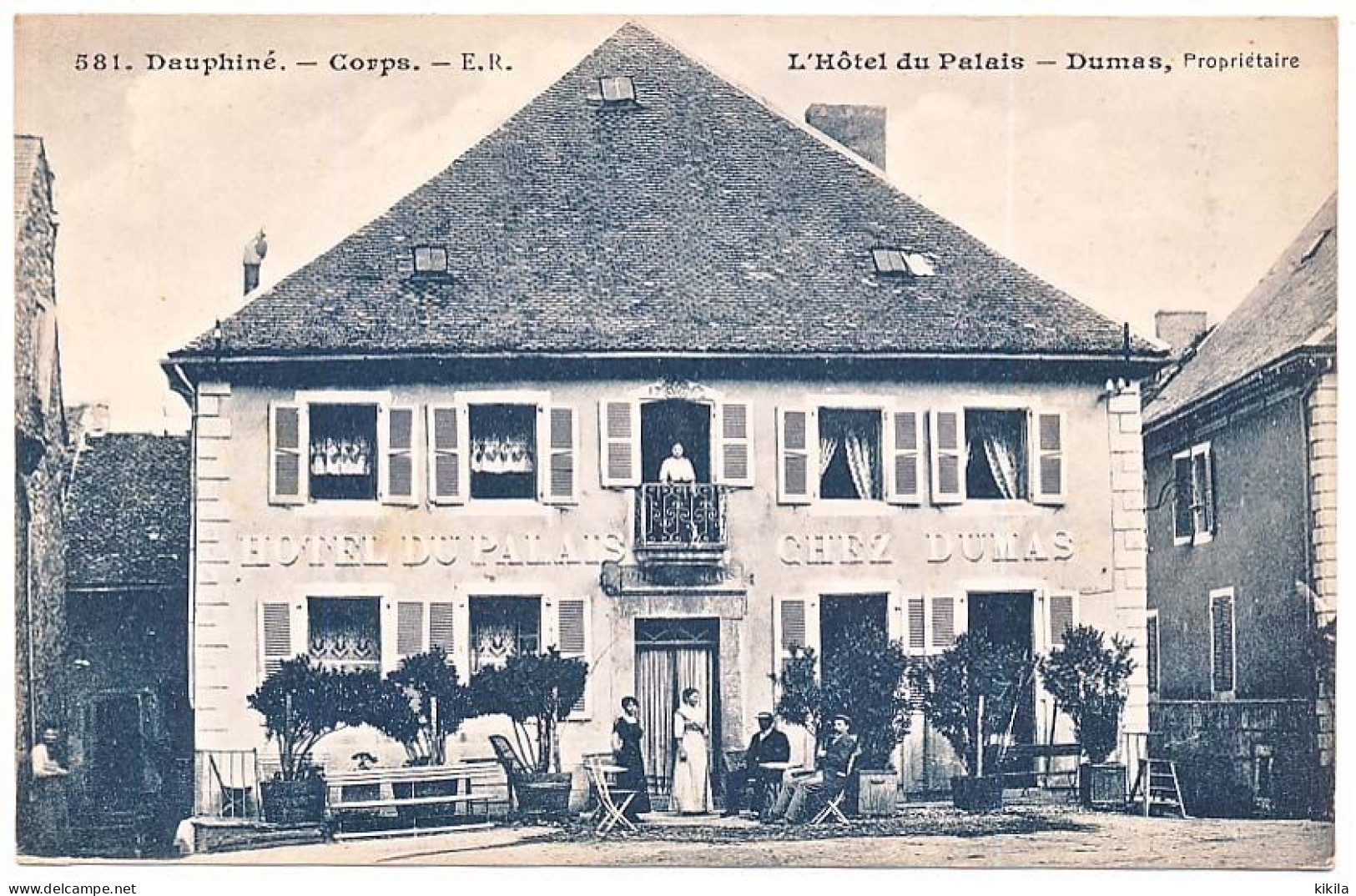 CPA 9 X 14 Isère CORPS Dauphiné L'Hôtel Du Palais - Dumas, Propriétaire - Corps